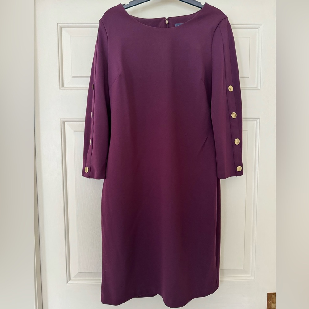 Tommy Hilfiger Purple Plum Color Dress Size 10